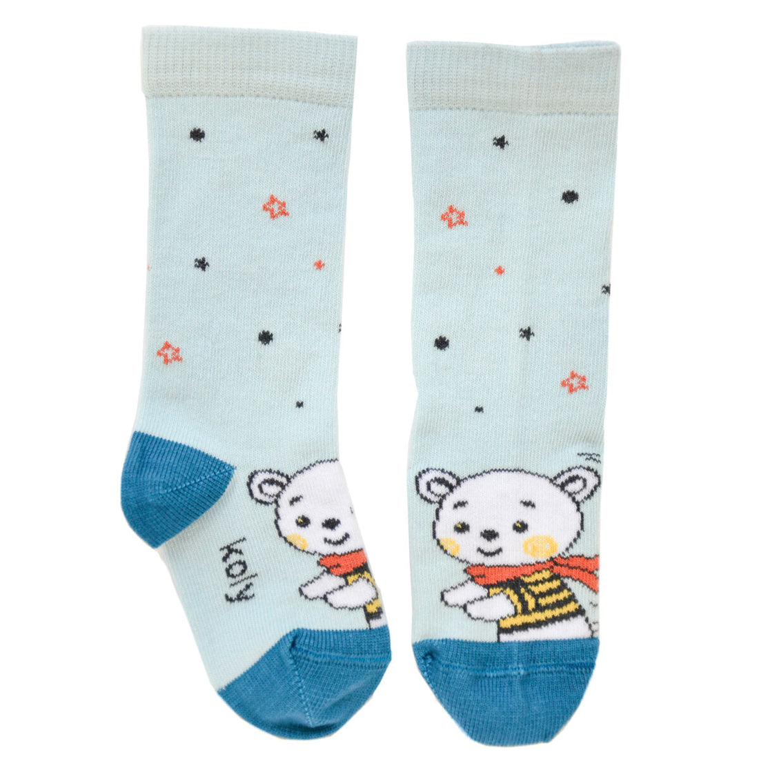 Cute Bear under the Stars Knee Socks