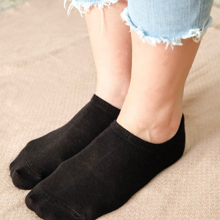 Basic Black Short Ankle Socks