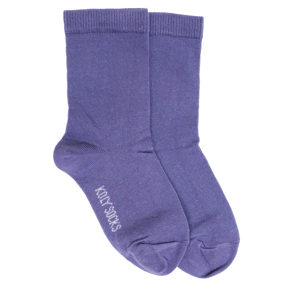 Plain Purple Socks Kids