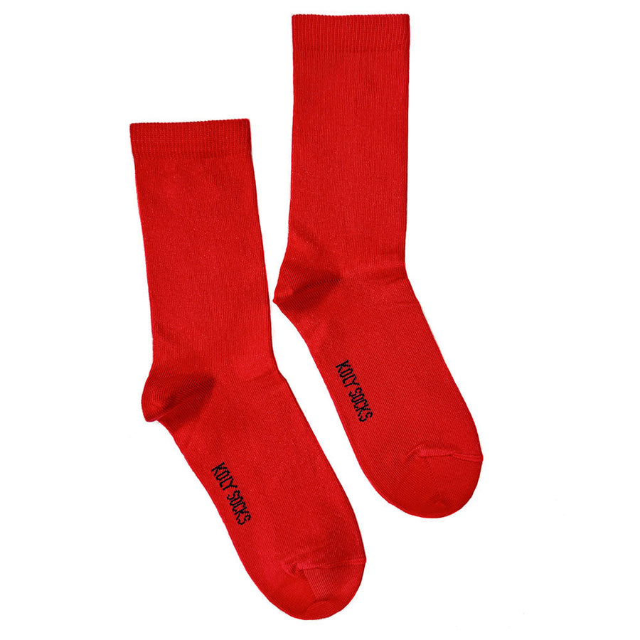 Plain Red Socks Kids