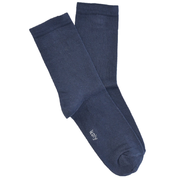 Plain Navy Blue Socks Men