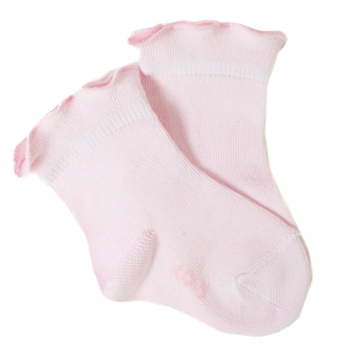 Pink ruffle socks