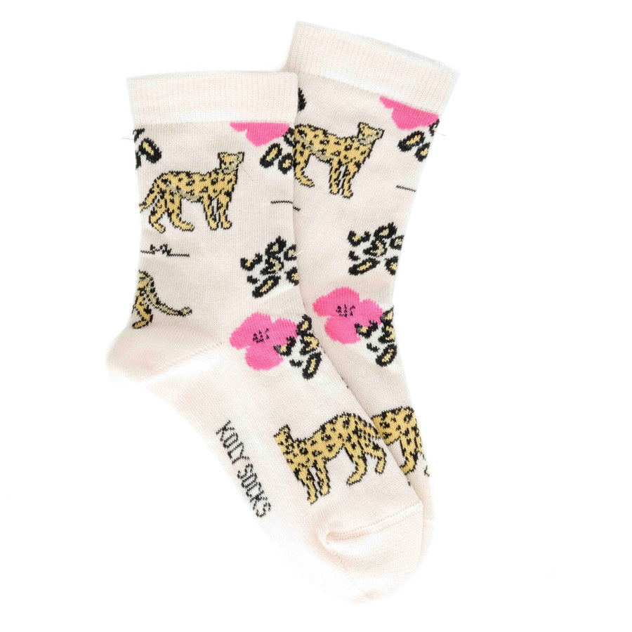 Gilded Leopard Socks
