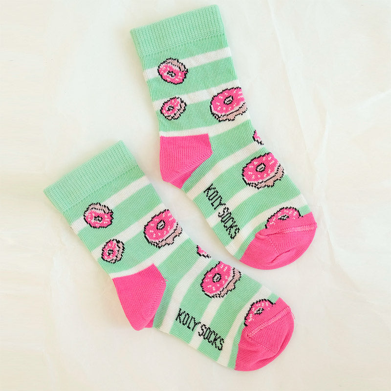 Pink Donuts Socks