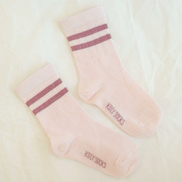 Light Pink Two Stripes Socks