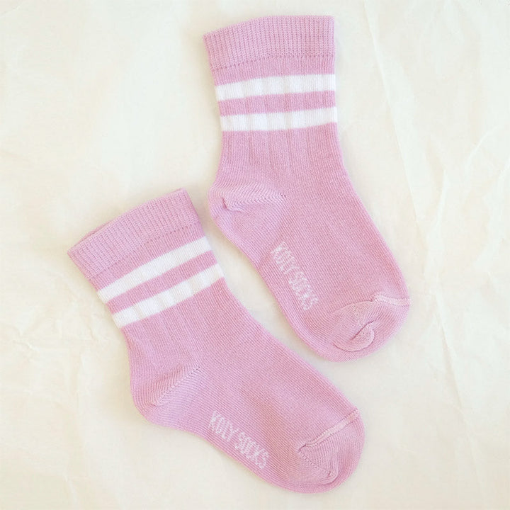 Lila Two Stripes Socks