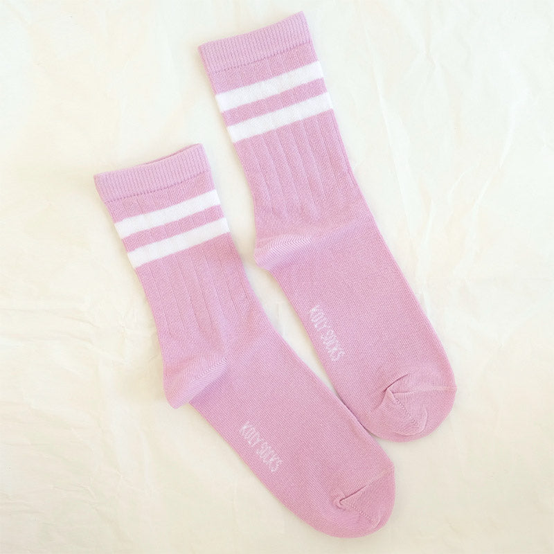 Lila Two Stripes Socks