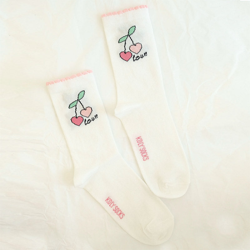 Cherry Love Socks