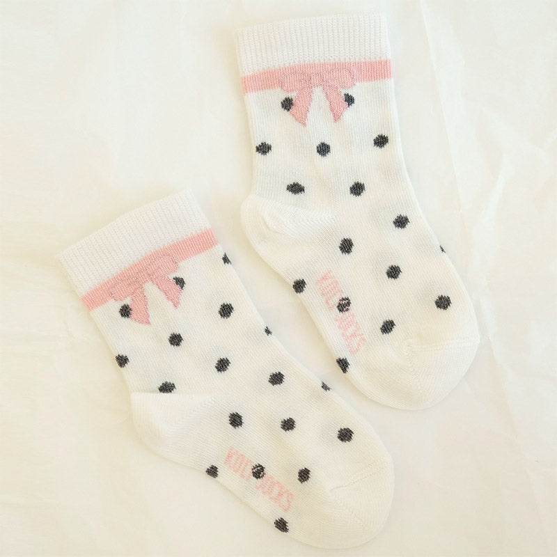 Dots and Bow Socks