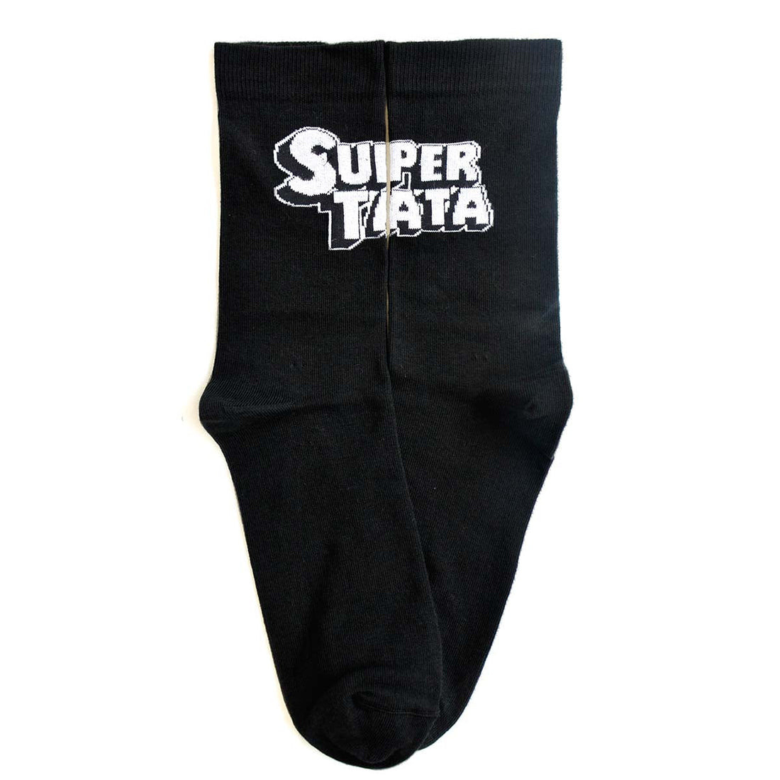 Black Super Dad Socks